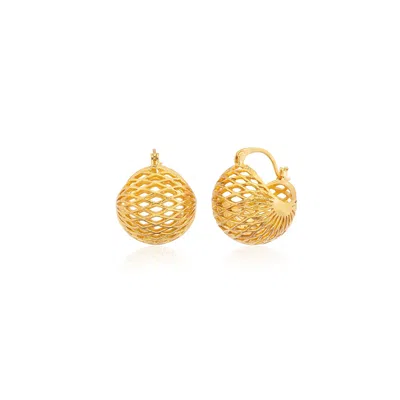 Milou Jewelry Women's Basket Earrings - Gold