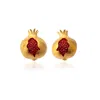 Milou Jewelry Women's Gold Pomegranate Earrings In Gold