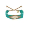 Milou Jewelry Women's Isabella Beaded Bracelet - Blue In Blue