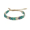 Milou Jewelry Women's Olivia Beaded Bracelet - Blue In Blue
