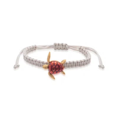 Milou Jewelry Women's Red Sea Turtle Pull-cord Bracelet
