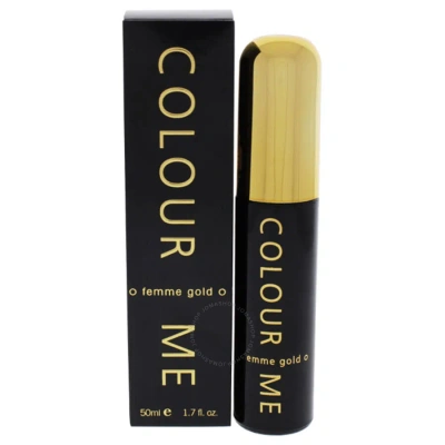 Milton-lloyd Colour Me Femme Gold By  For Women - 1.7 oz Pdt Spray In Gold / Rose Gold