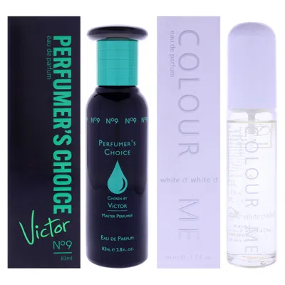 Milton-lloyd For Men - 2 Pc Kit 2.8oz Perfumers Choice - Victor Edp Spray, 1.7oz Colour Me White Edp Spray In Multi