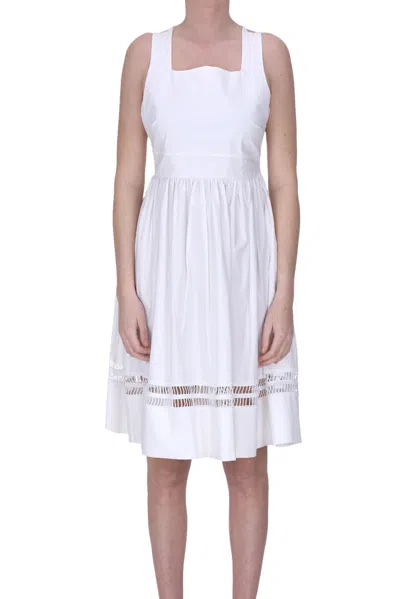 Milva Mi Cotton Dress In White