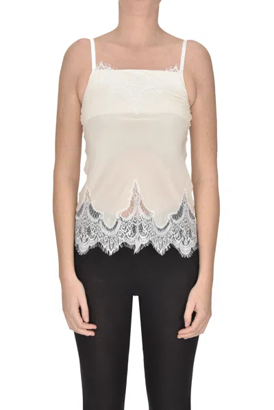 Milva Mi Lingerie Top In White