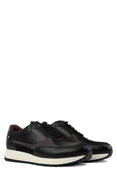 Milwaukee Boot Company Murray Leather Sneaker In Black Multi