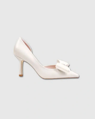 Mi/mai Iris Leather Pumps In White