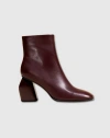 Mi/mai Rams High Heel Ankle Boot In Burgundy