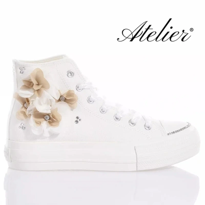 Mimanera Airlines Platform Diana Custom In White