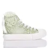 Mimanera Airlines Platform Green Amabel Sneakers In Green