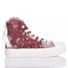 Mimanera Airlines Platform Red Amabel Sneakers In Multi