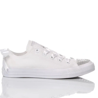 Mimanera Converse Swarovski Lady White Ox Customized