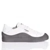 Mimanera Garage Grey Wave Sneakers In White