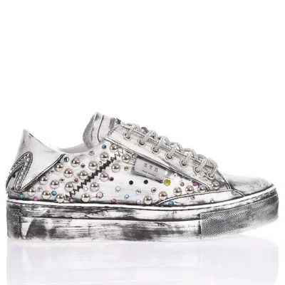 Mimanera Garage Platform Swarovski Rain Sneakers In Multi