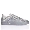 Mimanera Handmade Garage Clay Sneakers With Metallic Texture In Gray