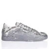 Mimanera Handmade Garage Clay Sneakers With Metallic Texture In Gray