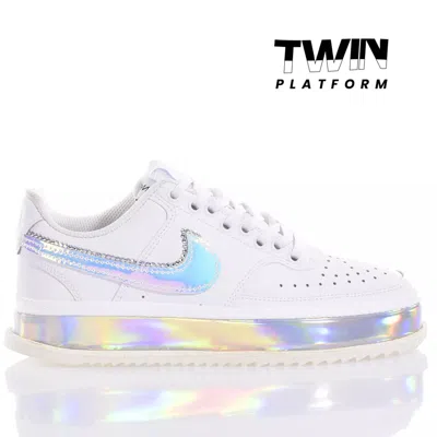 Mimanera Nike Blend Rainbow Custom In White