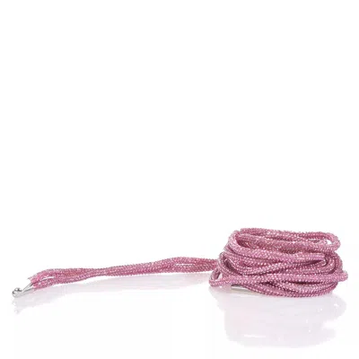 Mimanera Pink Swarovski Laces 140 Cm Custom