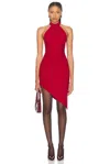 Mimchik Halter Gown In Red