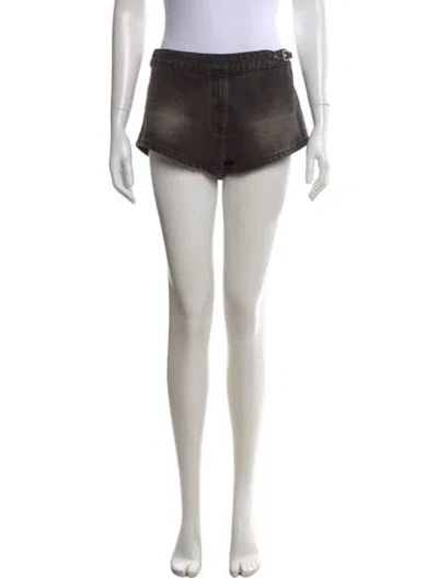 Pre-owned Mimchik Mini Shorts In Black