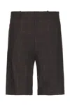 Mimchik Twist Shorts In Windowpane