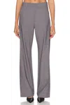 Mimchik Twist Trouser In Gray