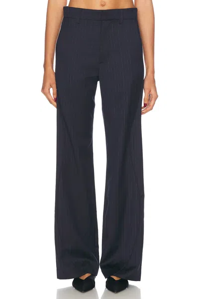 Mimchik Twist Trouser In Pinstripe