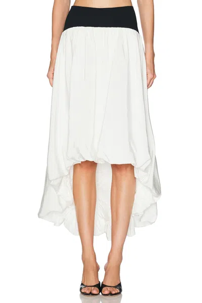 Mimchik Waterfall Skirt In Vanilla