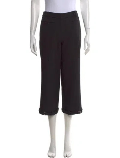 Pre-owned Mimchik Wide Leg Pants In Black