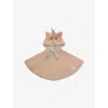 Mimi & Lula Kids' Unicorn Faux-fur Cape Beige In Brown