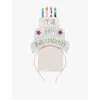 Mimi & Lula Ti Birthday Cake Fabric Headband In Multi