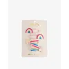 Mimi & Lula Bright Multi Disco Rainbow  Hair Clips Set Of Four In Multi
