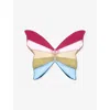Mimi & Lula Rainbow Intergalactic Metallic-woven Butterfly Wings Bright Multi In Multi