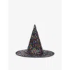 Mimi & Lula Dazzle Sequin-embellished Witch Hat Mult In Multi