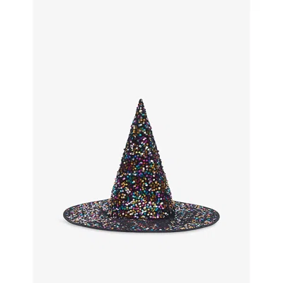 Mimi & Lula Kids' Dazzle Sequin-embellished Witch Hat Mult In Multi