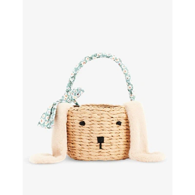 Mimi & Lula Kids' Easter Basket Woven Bucket Bag