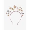 Mimi & Lula Kids' Magic Star Headband Metallic Multi In Gold