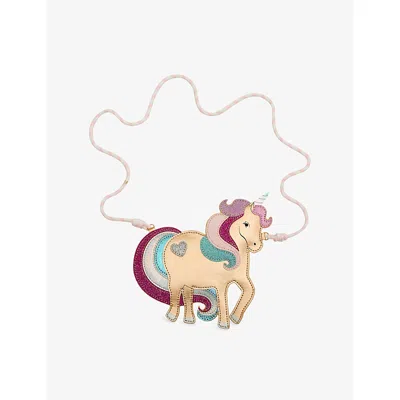 Mimi & Lula Kids' Gical Unicorn Faux-leather Bag Mult In Multi