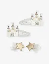 Mimi & Lula Fairytale Castle Pack Of Four Hair Clips In Fairytale