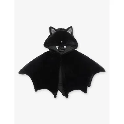 Mimi & Lula Kids' Halloween Furry Bat Cap In Black