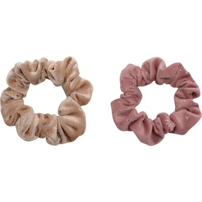 Mimi & Lula Kids' 2-pack Velvet Scrunchies In Multi