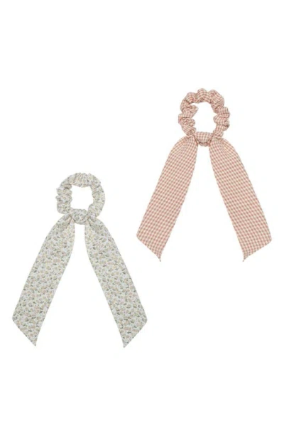 Mimi & Lula Kids' Assorted 2-pack Scrunchies In Light/ Pastel Pink