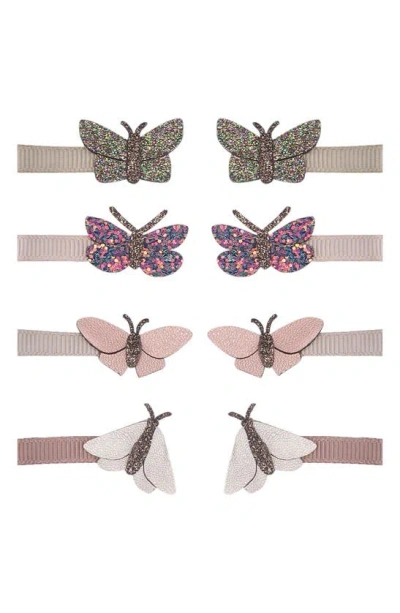 Mimi & Lula Kids' Assorted 8-pack Rainforest Butterfly Mini Hair Clips In Multi