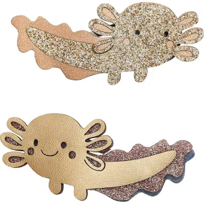 Mimi & Lula Kids' Axolotl Assorted 2-pack Hair Clips In Multi