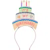 Mimi & Lula Kids' Birthday Cake Headdress In Pink