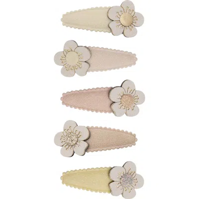 Mimi & Lula Kids' Blossom Assorted 5-pack Mini Hair Clips In Multi