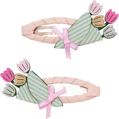 Mimi & Lula Kids' Bouquet 2-pack Hair Clips In Multi
