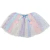 Mimi & Lula Kids' Gradient Rainbow Tutu Skirt In Blue