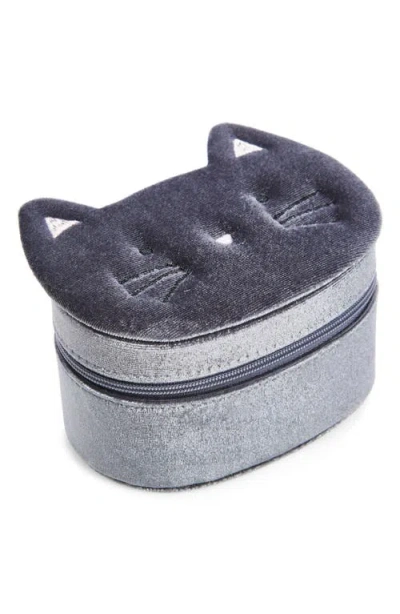 Mimi & Lula Kids' Kitty Jewelry Box In Gray