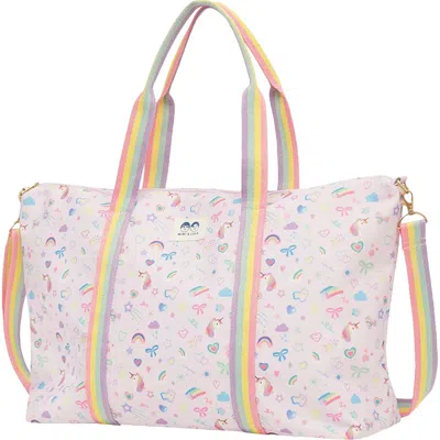 Mimi & Lula Kids' My Unicorn Weekend Bag In Purple